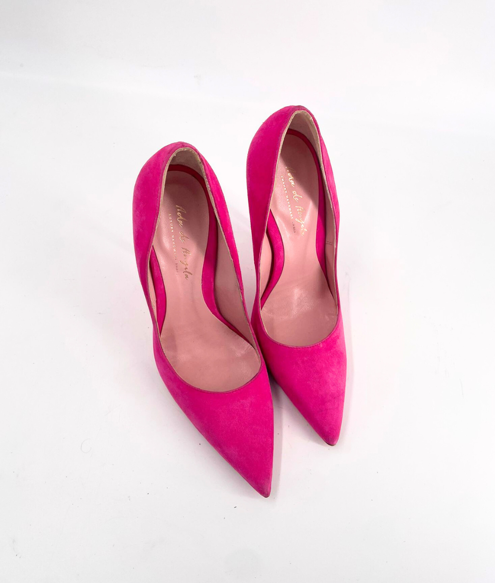 Alya 38 - Fucsia Suede · Pink Lining · Pink Sole