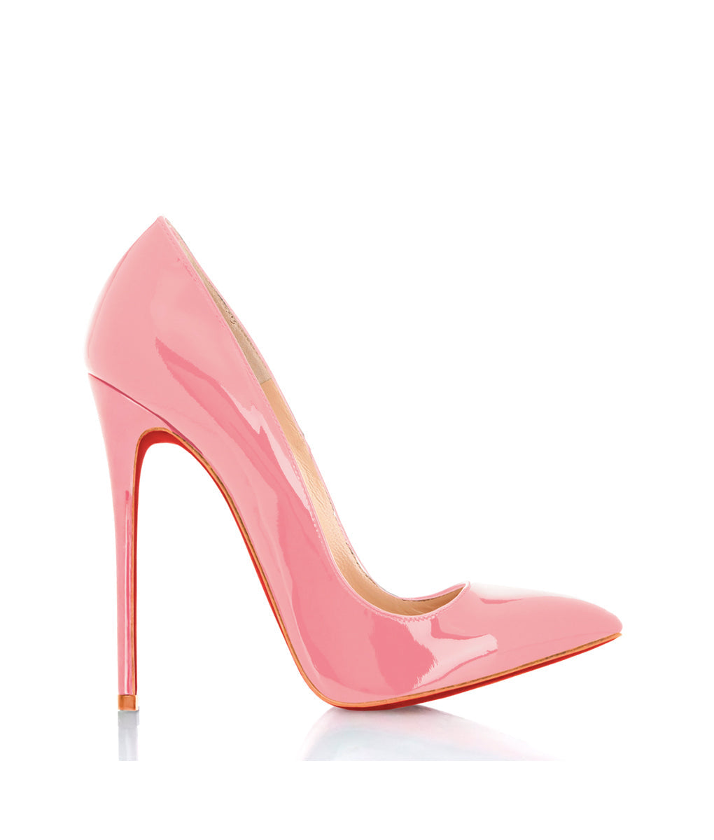 Dakhuva Pink Patent  · Charlotte Luxury Shoes · Luxury High Heel Pumps · Di Marni - Vicenzo Rossi · Custom made · Made to measure · Luxury Pumps High Heel Shoes · Stiletto Shoes