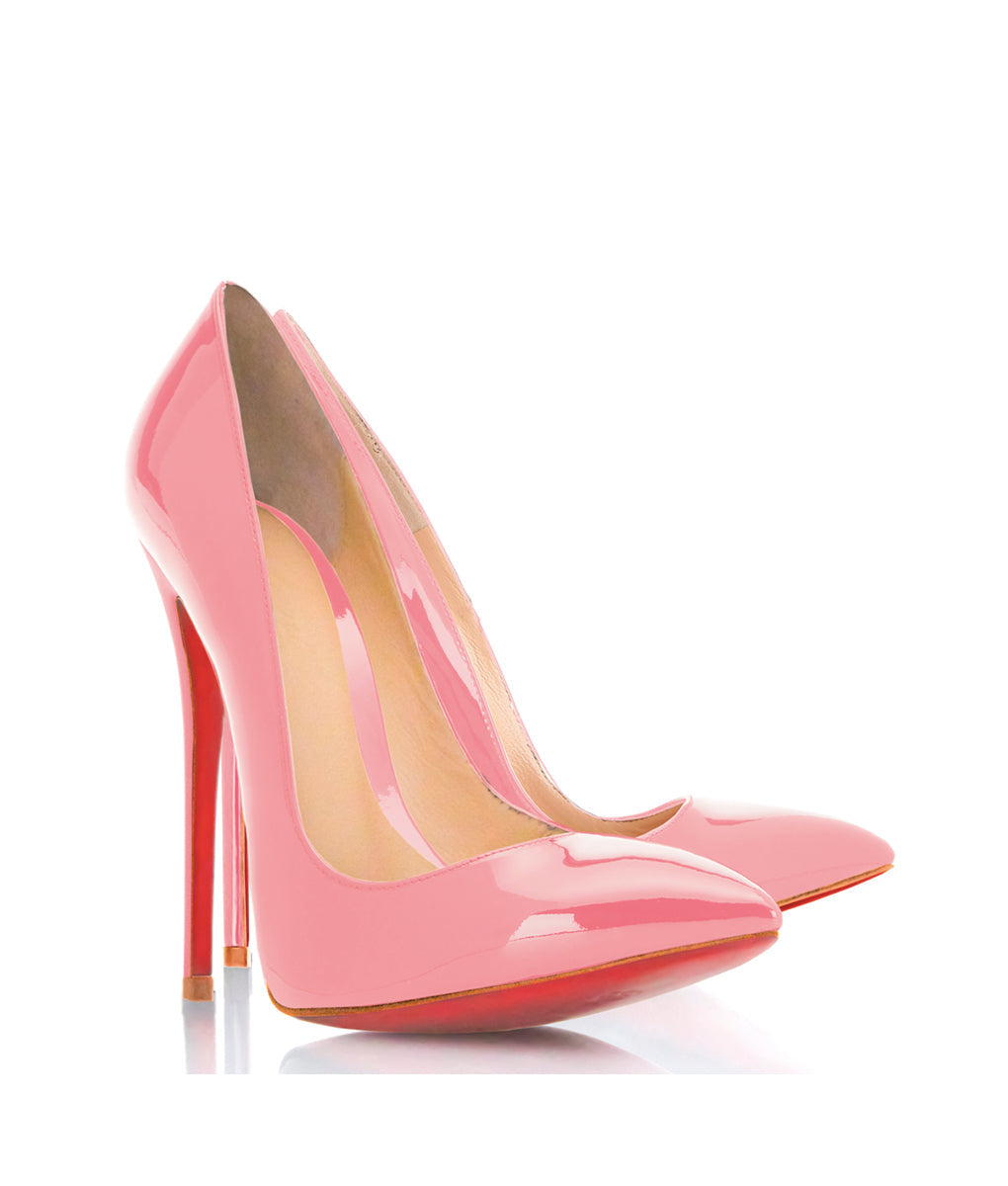 Dakhuva Pink Patent  · Charlotte Luxury Shoes · Luxury High Heel Pumps · Di Marni - Vicenzo Rossi · Custom made · Made to measure · Luxury Pumps High Heel Shoes · Stiletto Shoes