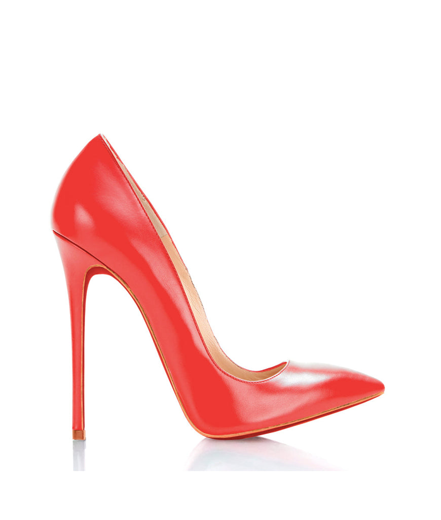 Dakhuva Red  · Charlotte Luxury Shoes · Luxury High Heel Pumps · Di Marni - Vicenzo Rossi · Custom made · Made to measure · Luxury Pumps High Heel Shoes · Stiletto Shoes