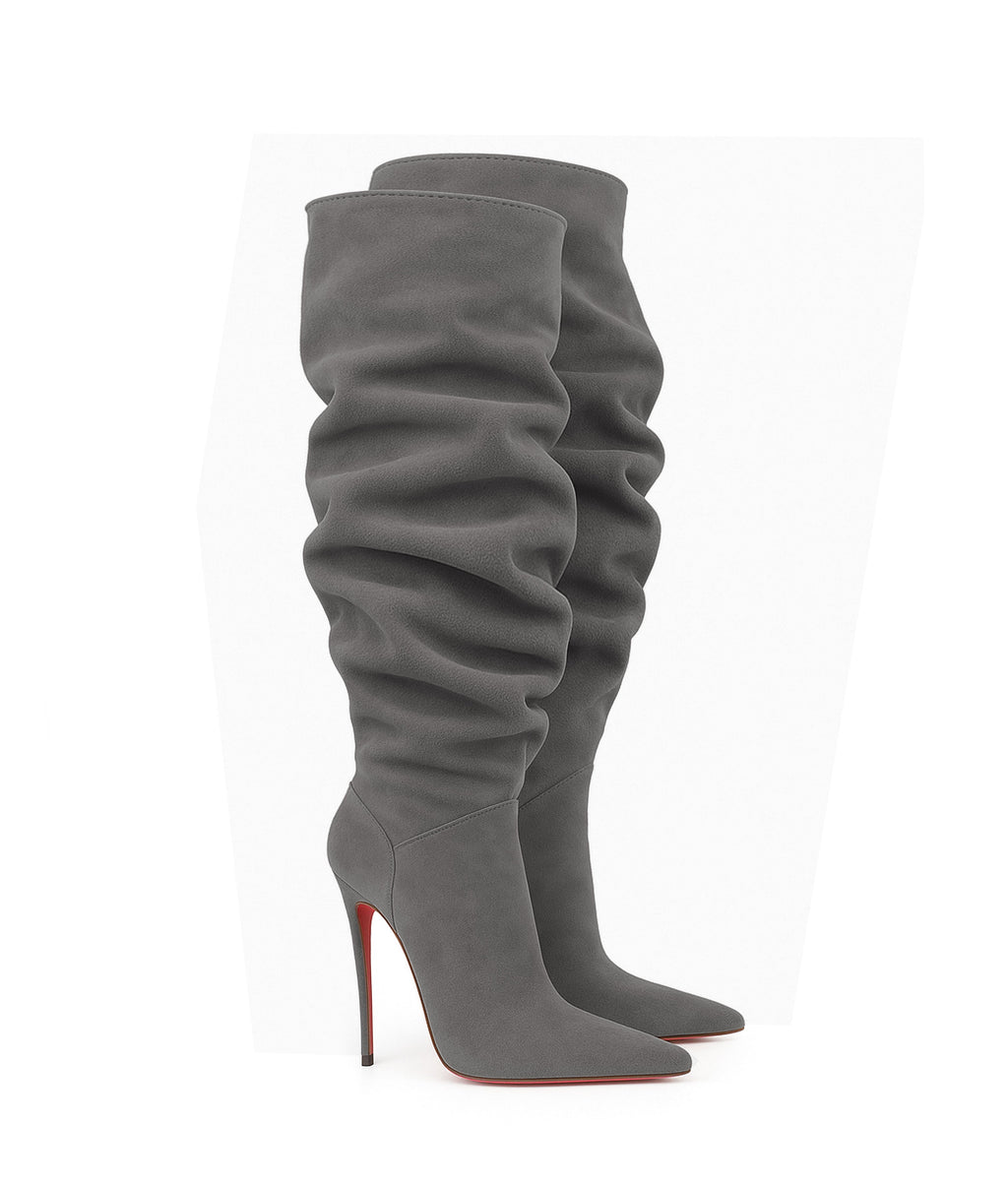 Draccon 120 Gray Suede