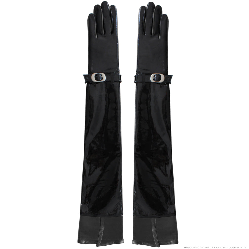 Menea 25" Black Patent