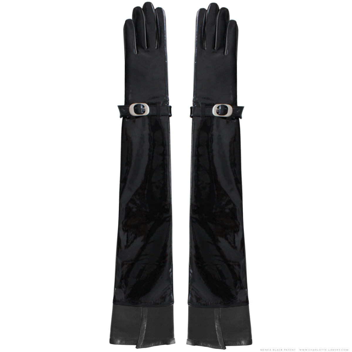 Menea 25" Black Patent