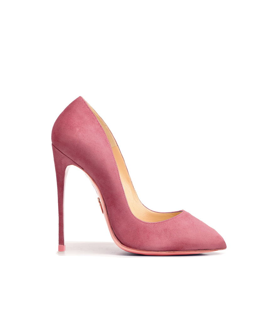 Alhena Pastel Pink Suede  · Charlotte Luxury High Heels Shoes · Ada de Angela Shoes · High Heels Shoes · Luxury High Heels · Patent Shoes · Stiletto · High Heels