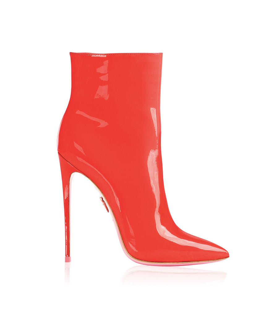 Denex Red Patent  · Ada de Angela High Heels Boots · Ada de Angela Shoes · High Heels Boots · Luxury Boots · Knee High Boots · Stiletto · Leather Boots