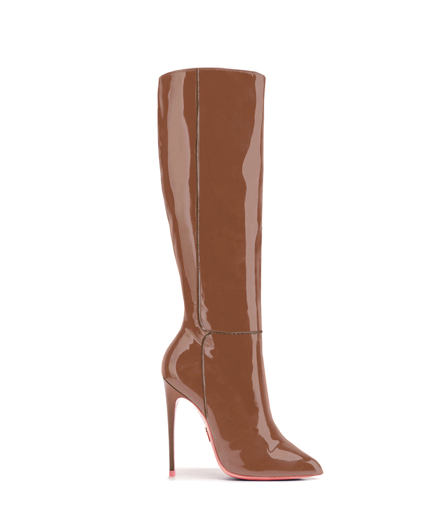 Hydor Brown Patent · High Heels Boots · Charlotte Luxury · Ada de Angela Boots · Luxury High Heels Boots · Luxury Boots · Knee High Boots · Stiletto · Leather BootsHydor Brown Patent · Ada de Angela High Heels Boots · Custom Made · Ada de Angela Boots · Luxury High Heels Boots · Luxury Boots · Knee High Boots · Stiletto · Leather Boots